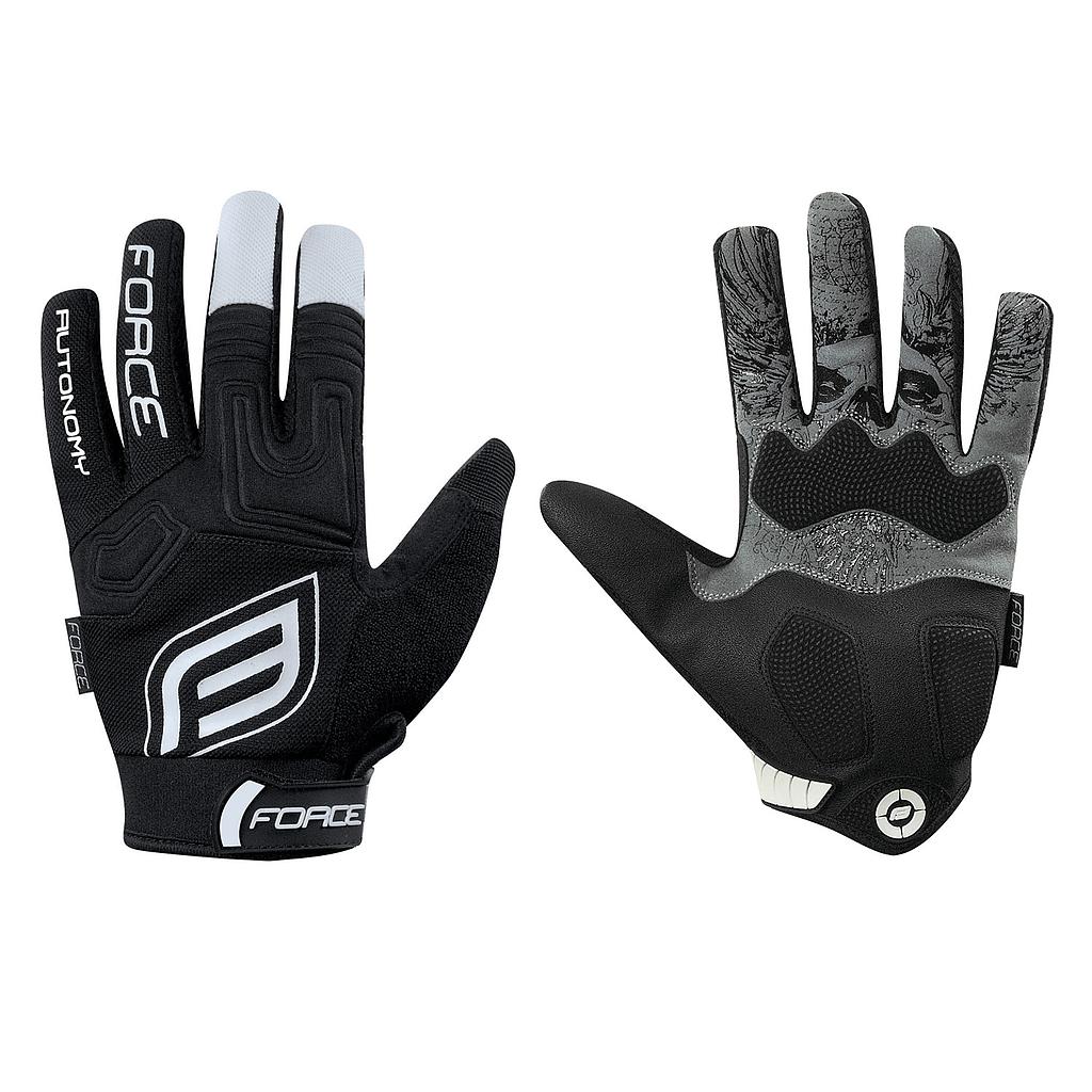 FORCE MTB AUTONOMY GLOVES BLACK SMALL