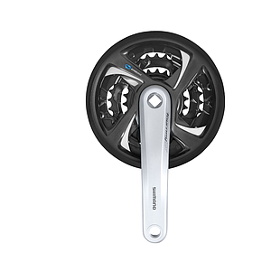 **SHIMANO TOURNEY CHAINSET SILVER 48/38/28T