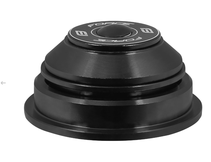 FORCE F TAPER 11/8"-11/2 SEMI INTEGRATED 55mm HEADSET BLACK