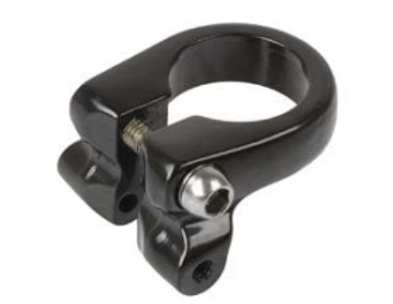 SEAT CLAMP WITH CARRIER FITTING 34.9 MM BLACK