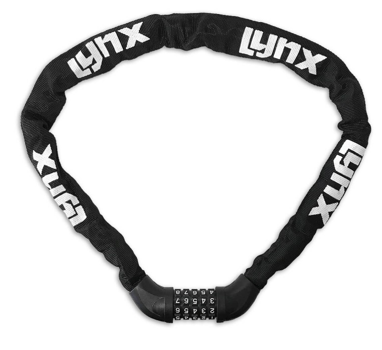 LYNX COMBINATION CHAIN LOCK 100CM X 6mm