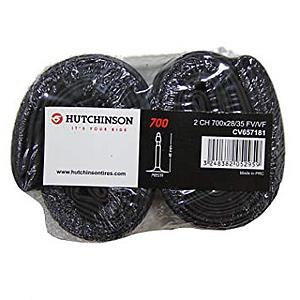 HUTCHINSON PRESTA VALVE 48MM GRAVEL TUBE 37-50 (TWIN PACK PRICE)