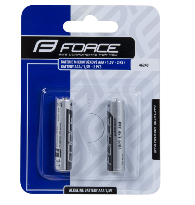 FORCE  AAA BATTERY (PK OF 2 )