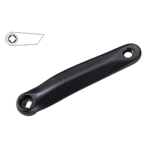 LEFT HAND COTTERLESS CRANK BLACK 170