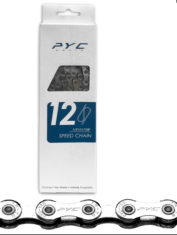 12 SPEED SILVER CHAIN 126 L