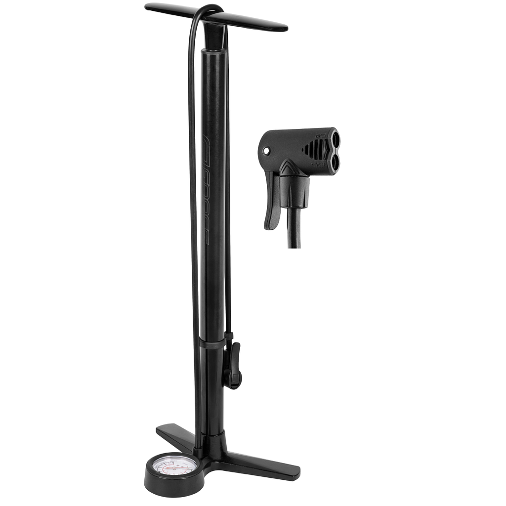 FORCE MAGNA ALLOY TRACK PUMP 11 bar  BLACK