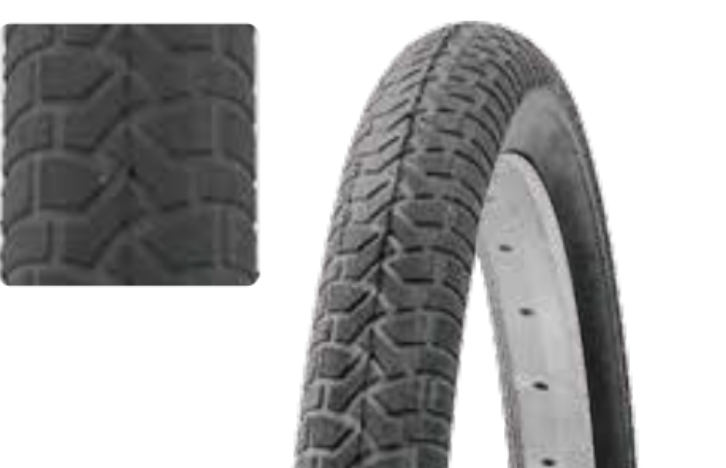 COMPASS TYRE 16 X 1.95 3MM ANTI-PUNCTURE BLACK