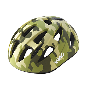 **WAG SKY KIDS HELMET XS (48-52) CAMOUFLAGE GREEN