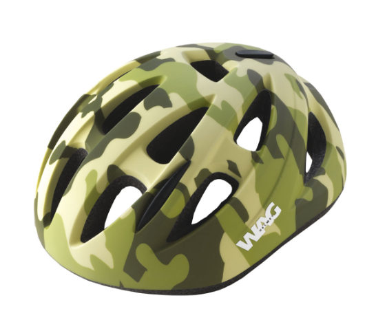 **WAG SKY KIDS HELMET XS (48-52) CAMOUFLAGE GREEN