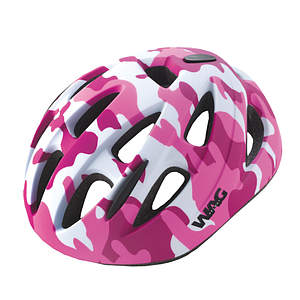 **WAG SKY KIDS HELMET S (52-56) CAMOUFLAGE PINK