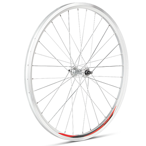 KROSS 26 X 1.75 ALLOY FRONT WHEEL SILVER  D/SKIN WALL
