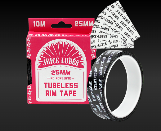 **JUICE LUBES TUBELESS SELF-ADHESIVE TAPE 25mm X 50 M WORKSHOP ROLL