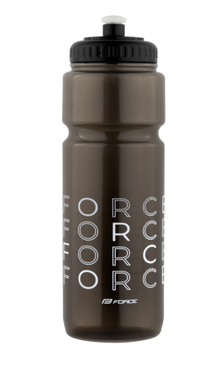 **FORCE ENJOY 0.75L DRINK BOTTLE TRANSPARENT BLACK/WHITE