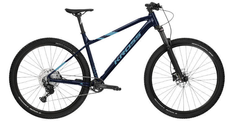 KROSS LEVEL 5 S 29ER WHEEL(17") NAVY BLUE/LIGHT BLUE /GLOSSY
