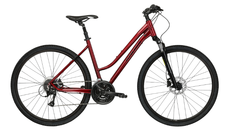 KROSS EVADO 4.0 RUBY/BLACK  DL (17")