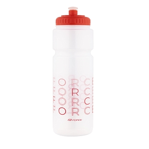 **FORCE ENJOY 0.75L DRINK BOTTLE TRANSPARENT RED