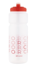 **FORCE ENJOY 0.75L DRINK BOTTLE TRANSPARENT RED