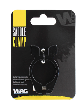 WAG SEAT CLAMP WITH CARRIER FITTING 34.9 MM BLACK