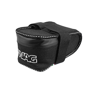 WAG RACE SADDLE BAG-BLACK REFLECTIVE STITCHING