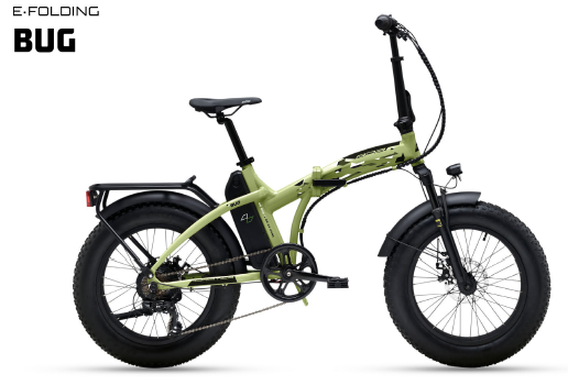 **ADRIATICA BUG FOLD 20" (FOLDING)  E-BIKE GREEN HYDRAULIC BRAKES