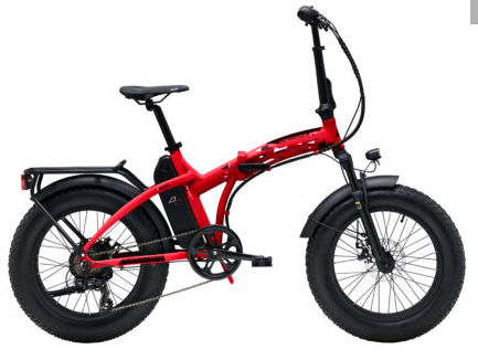 **ADRIATICA BUG FOLD 20" (FOLDING)  E-BIKE RED HYDRAULIC BRAKES