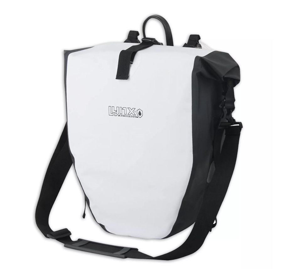 **LYNX ROCKY XL SINGLE PANNIER BAG 29 LTR WHITE