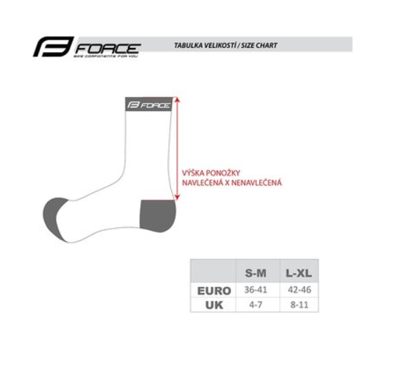 FORCE DUNE SOCKS L/XL