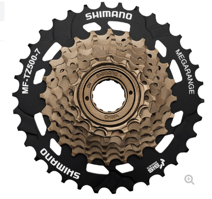 **SHIMANO 7 SPEED MEGA RANGE FREEWHEEL 14-34T