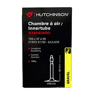 **HUTCHINSON PRESTA VALVE 60 mm GRAVEL TUBE 700 x 37-50