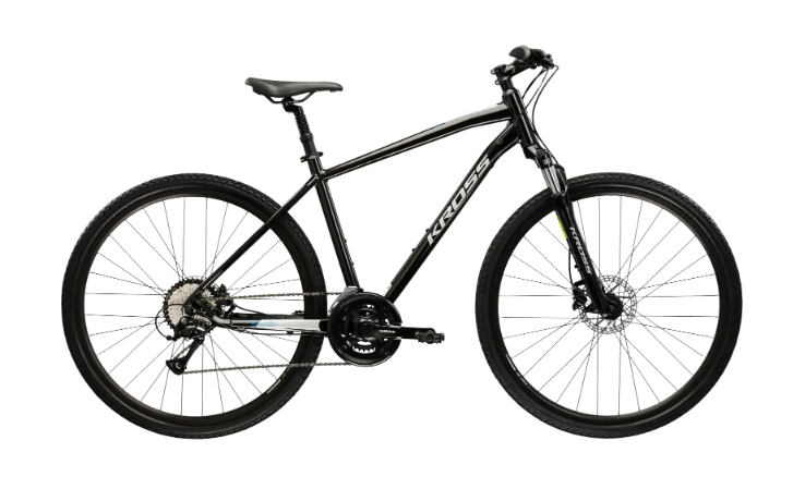 KROSS EVADO 4.0 M BLACK/SILVER/GLOSSY 23"