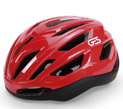 **GES HUEZ HELMET RED/BLACK L (58-62)