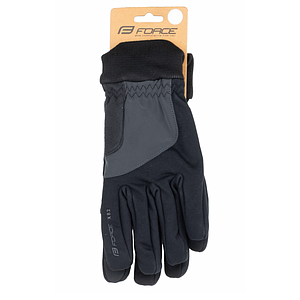 FORCE X82 WINTER GLOVES BLACK M