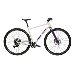 KROSS ESKER 1.0 FL GRAVEL BIKE S (18") GREY/PURPLE/GLOSSY