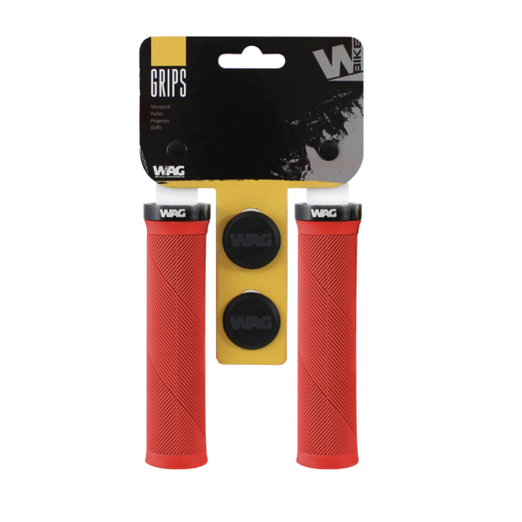 WAG LOOP LOCK ON GRIP 130mm,RED