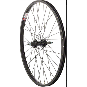 ALLOY REAR WHEEL BLACK 24 x 1.75 DOUBLE/SKIN