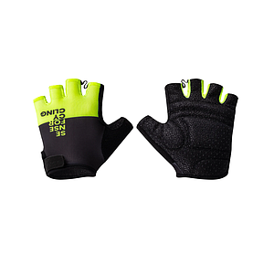 FORCE FINE MITTS XL, BLACK/FLUO