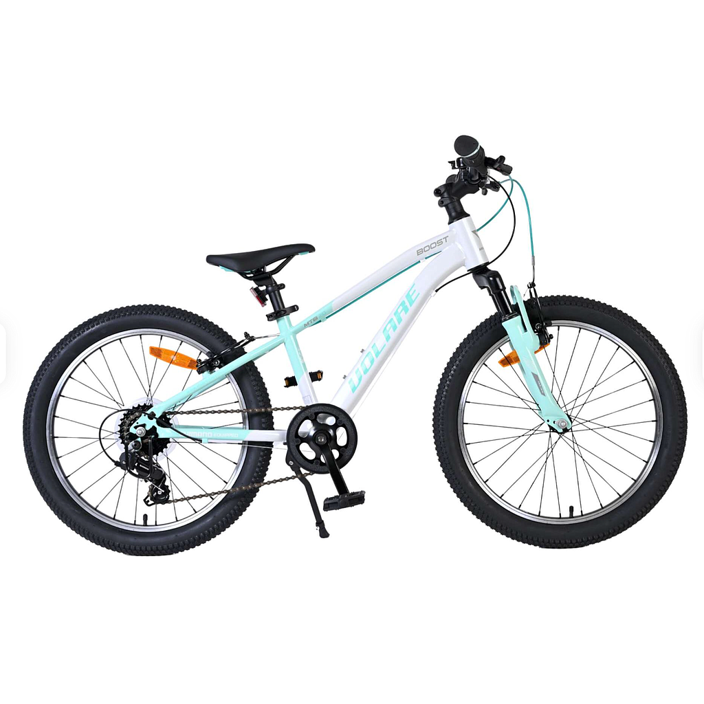 VOLARE BOOST CHILDREN'S BIKE 20" WHEEL 7-SPEED WHITE/MINT GREEN