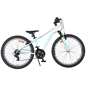 VOLARE BOOST CHILDREN'S BIKE 24" WHEEL 21-SPEED WHITE/MINT GREEN