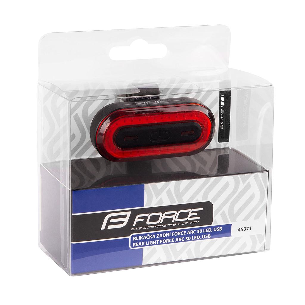 **FORCE ARC 40LM USB, REAR LIGHT.